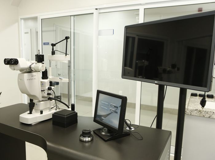 Equipamento de medida da pressão do olho
